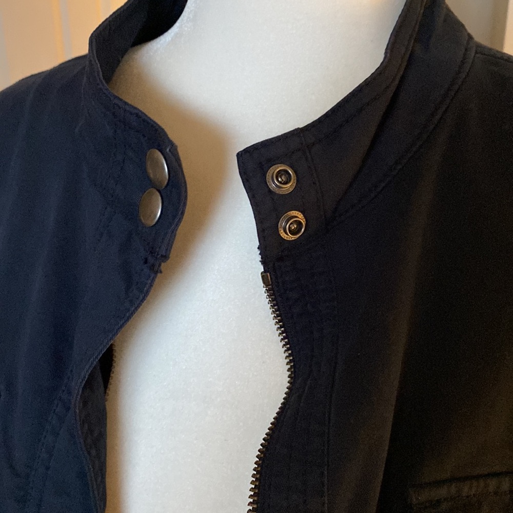 Hinge Euc Zipper Jacket With Raw Hem - image 4